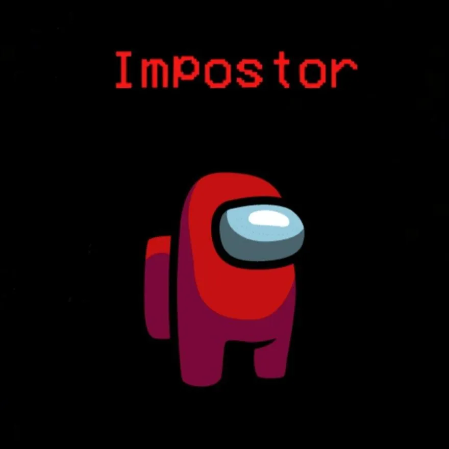 Among Us PFP #13 (impostor, red)