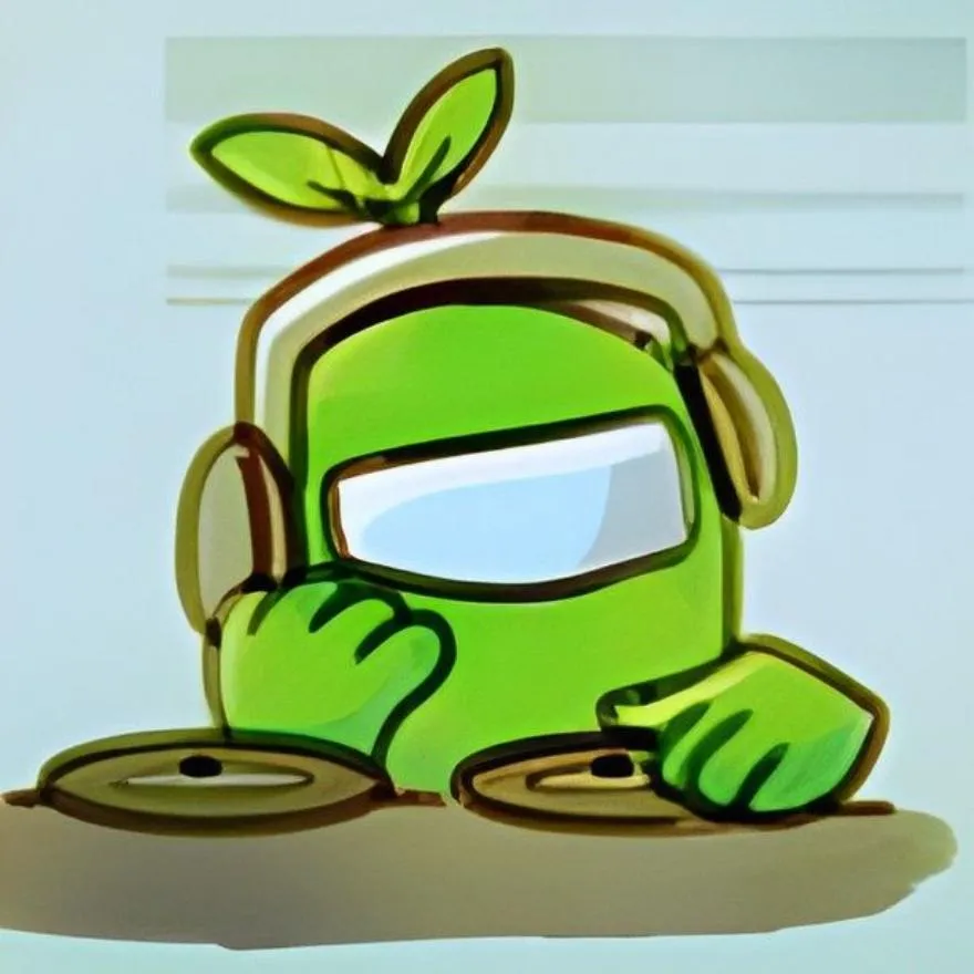 Among Us PFP #7 (cute, green)