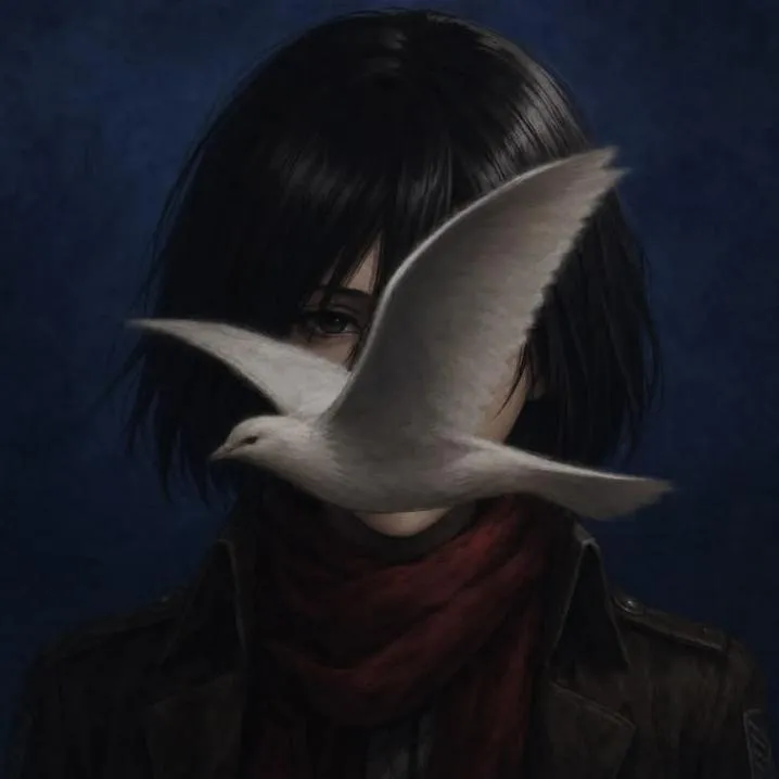 Attack On Titan PFP #6 (dark, mikasa)