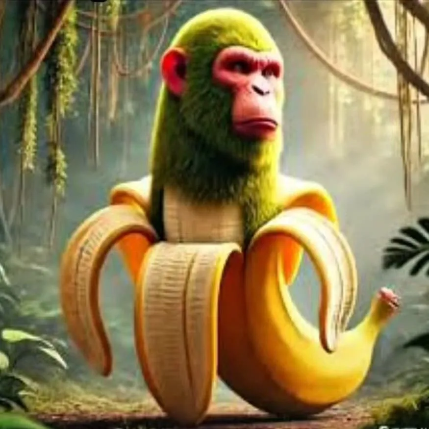 Brainrot PFP #10 (chimpanzini bananini, monkey, weird)
