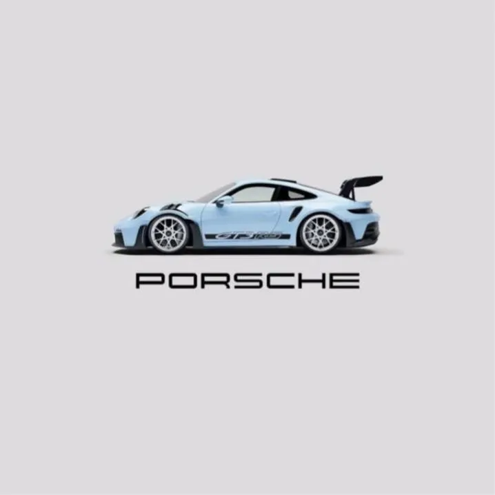 Car PFP #4 (blue, porsche)
