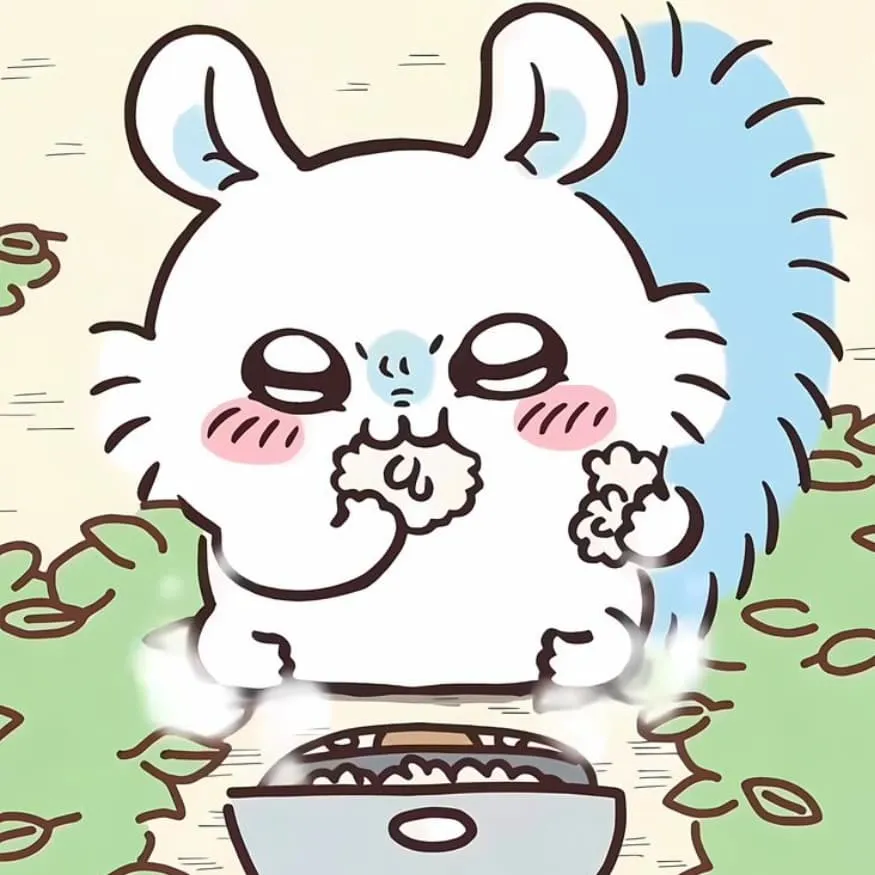 Chiikawa PFP #4 (cute, food, momonga)