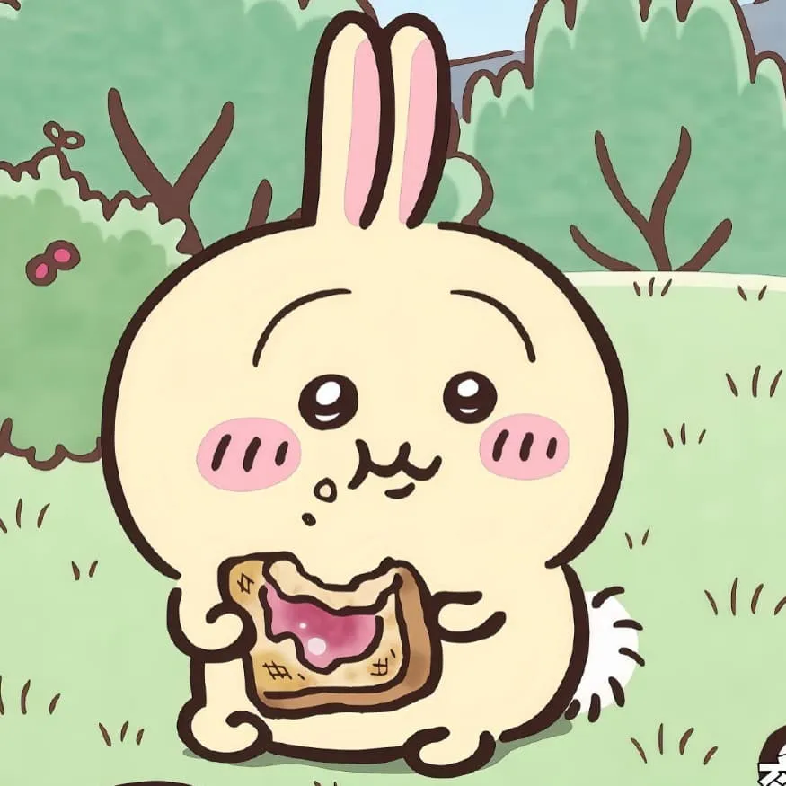 Chiikawa PFP #6 (cute, food, usagi)