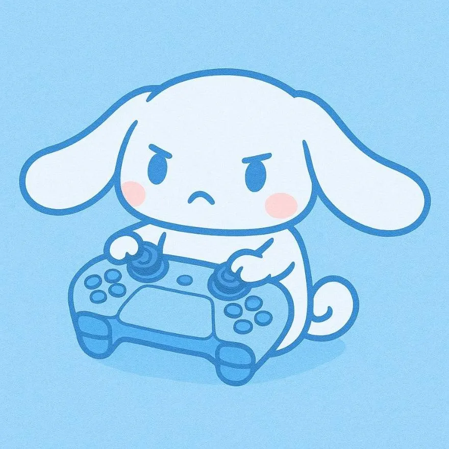 Cinnamoroll PFP #8 (blue, funny)
