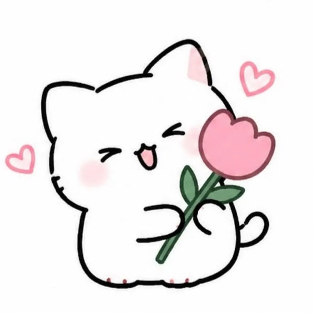 Cute PFP #29 (cat, drawing)