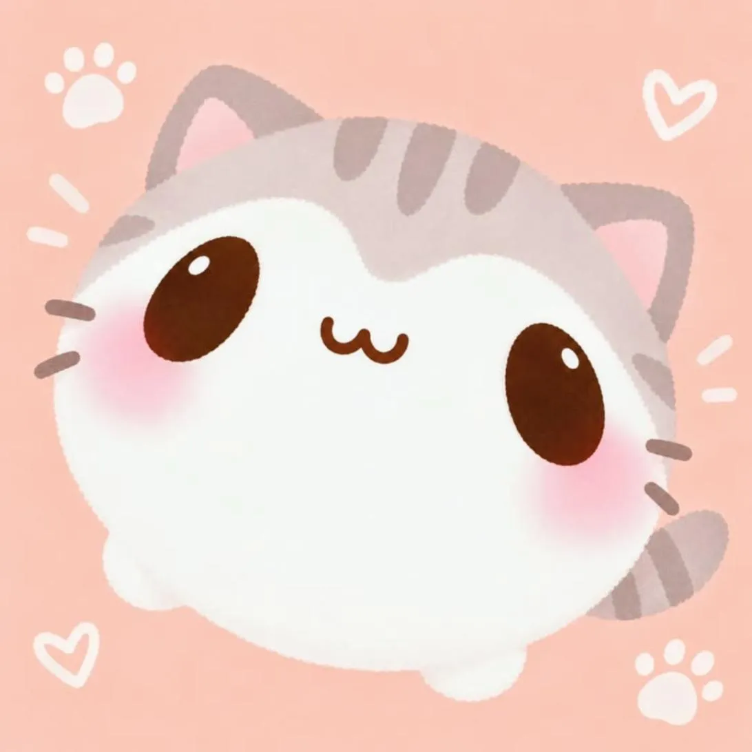Cute PFP #32 (cat, drawing)