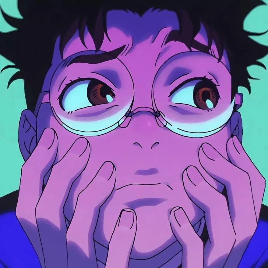 Dandadan PFP #2 (funny, okarun, purple)