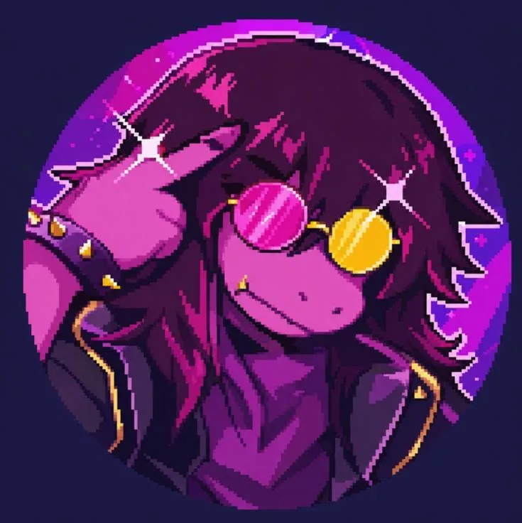 Deltarune PFP #3 (susie)