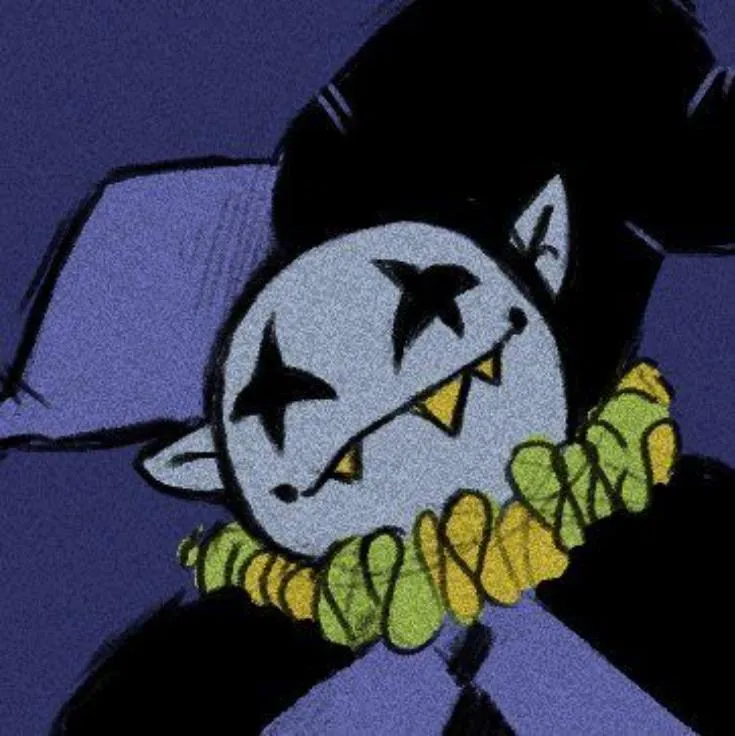 Deltarune PFP #8 (jevil)