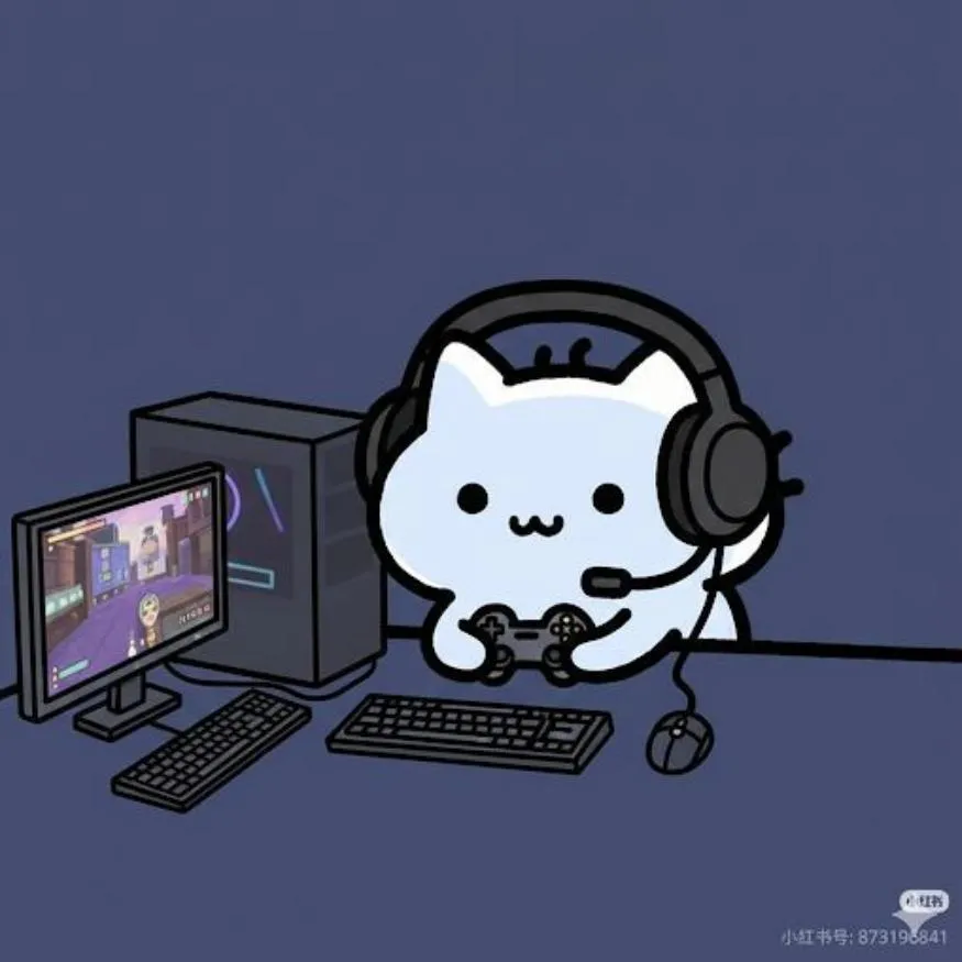 Discord PFP #38 (cat, cute, gamer)