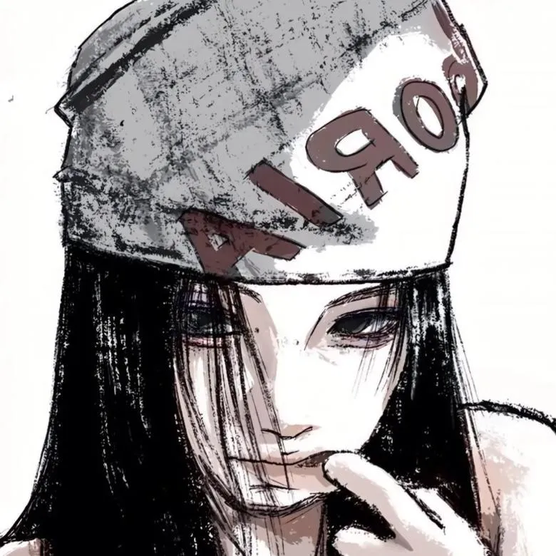 Emo PFP #7 (drawing, girl)