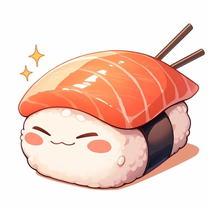 Food PFP #3 (cartoon, cute, sushi)