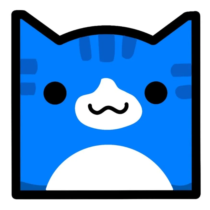 Geometry Dash PFP #10 (cat, cube, cute)