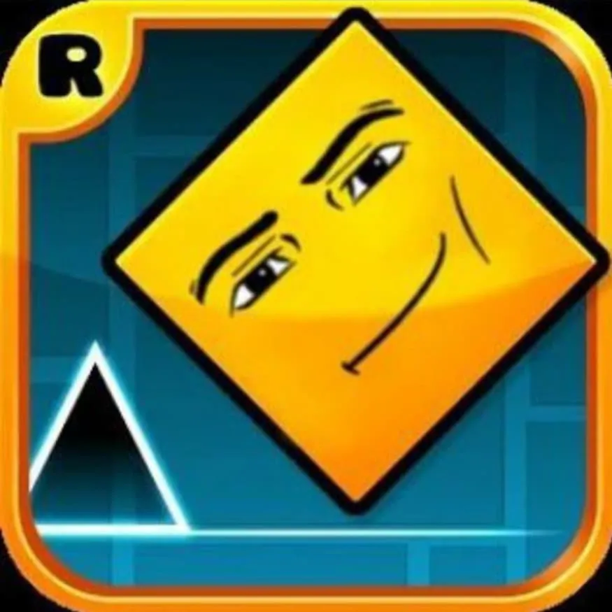 Geometry Dash PFP #3 (cube, funny, meme)