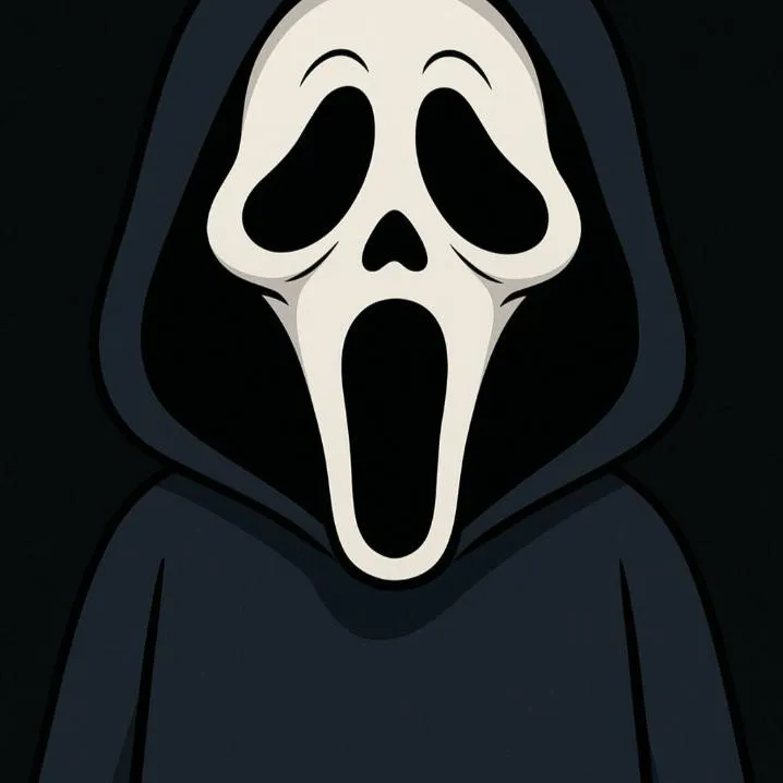 Ghostface PFP #7 (cartoon, mask)