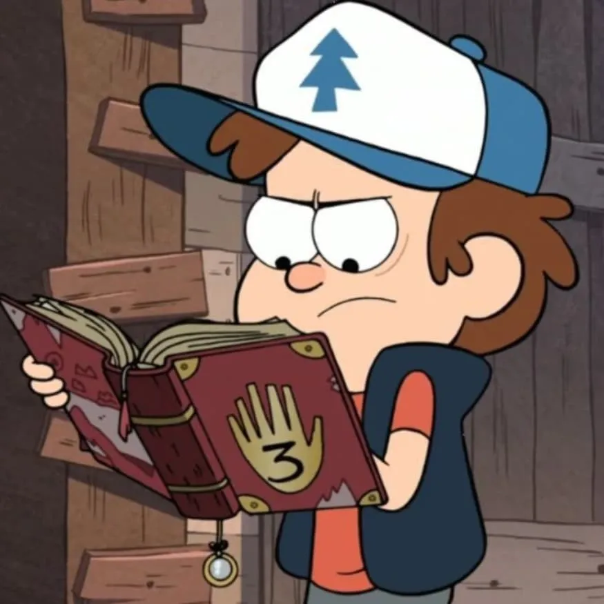 Gravity Falls PFP #10 (books, dipper)