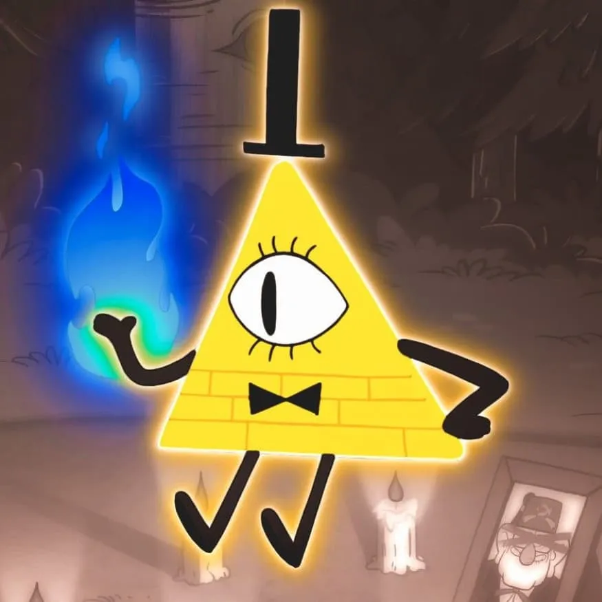 Gravity Falls PFP #11 (bill, dark)
