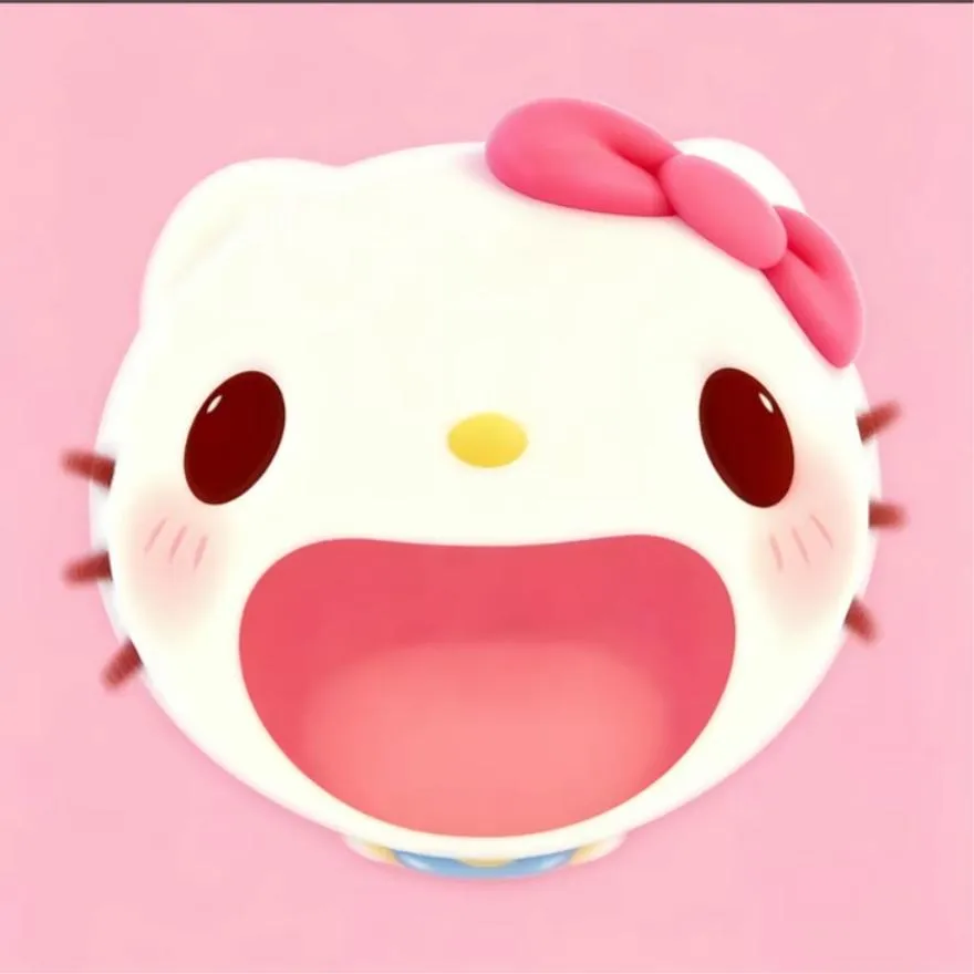 Hello Kitty PFP #19 (funny, pink)