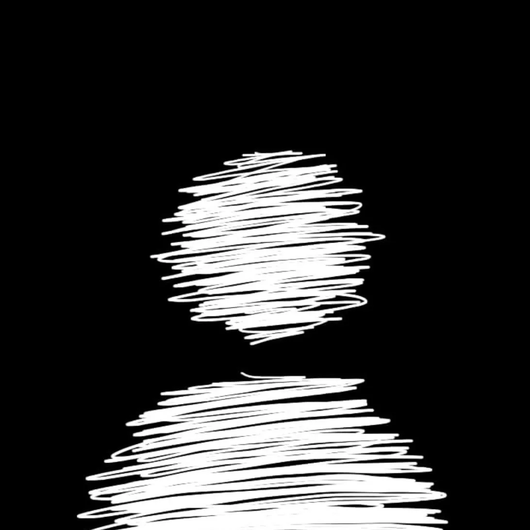 Instagram PFP #32 (black and white, faceless)