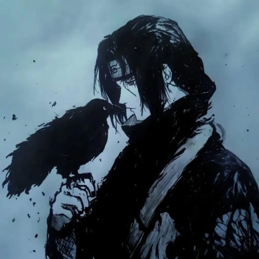 Itachi PFP #5 (crow, dark)