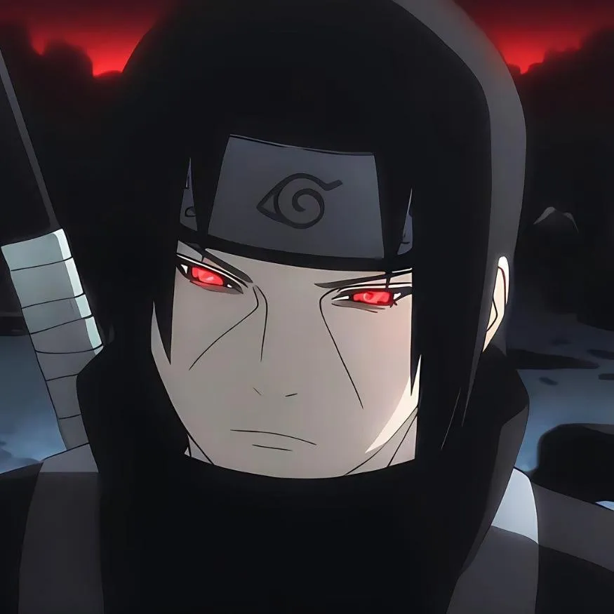 Itachi PFP #6 (dark, sharingan)