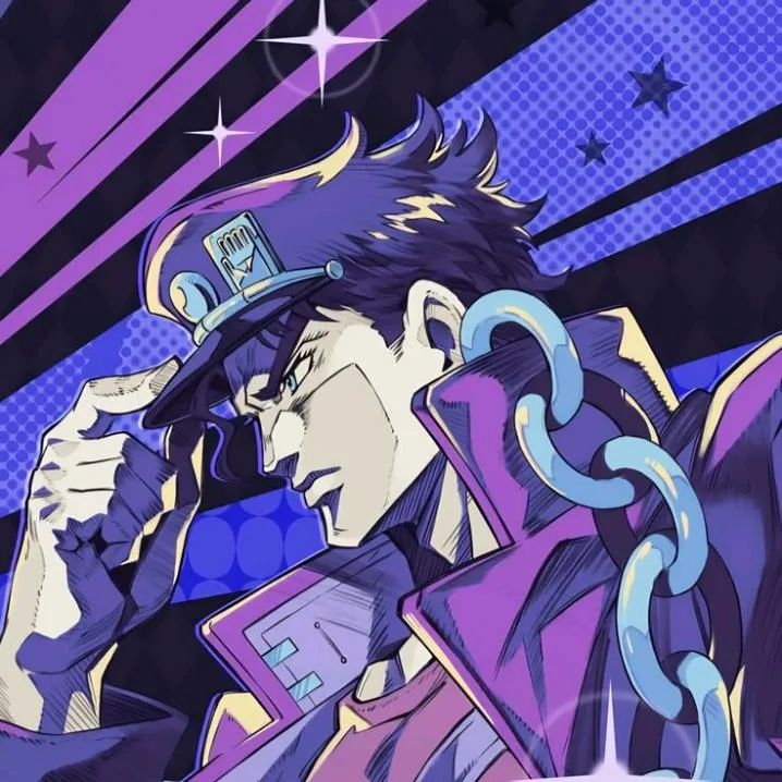 Jojo PFP #13 (jotaro, purple)