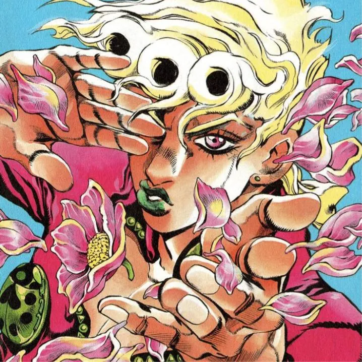 Jojo PFP #5 (flower, giorno, manga)