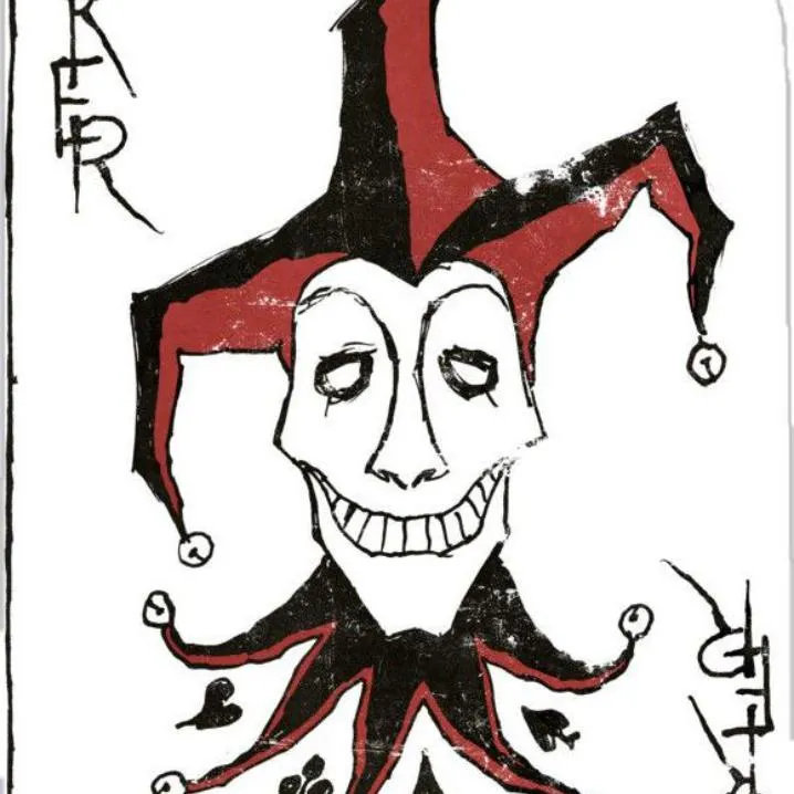 Joker PFP #13 (card, drawing, red)