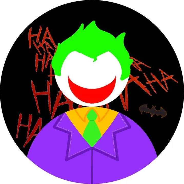 Joker PFP #7 (cartoon, funny, purple)
