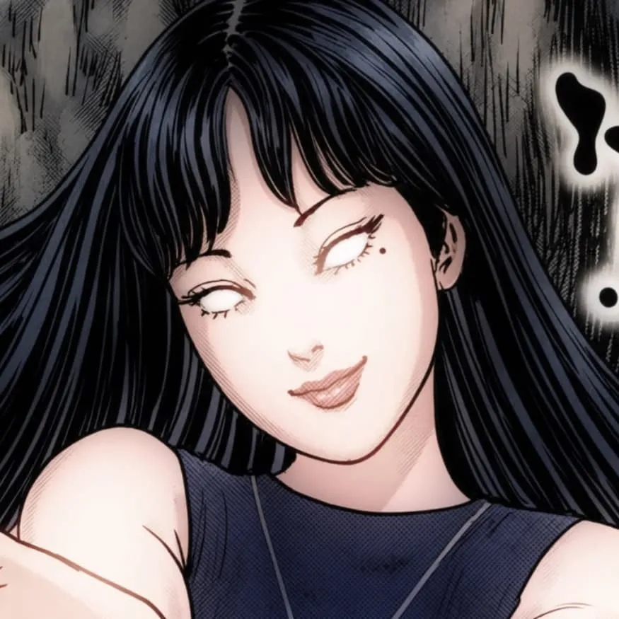 Junji Ito PFP #3 (manga, scary, tomie)