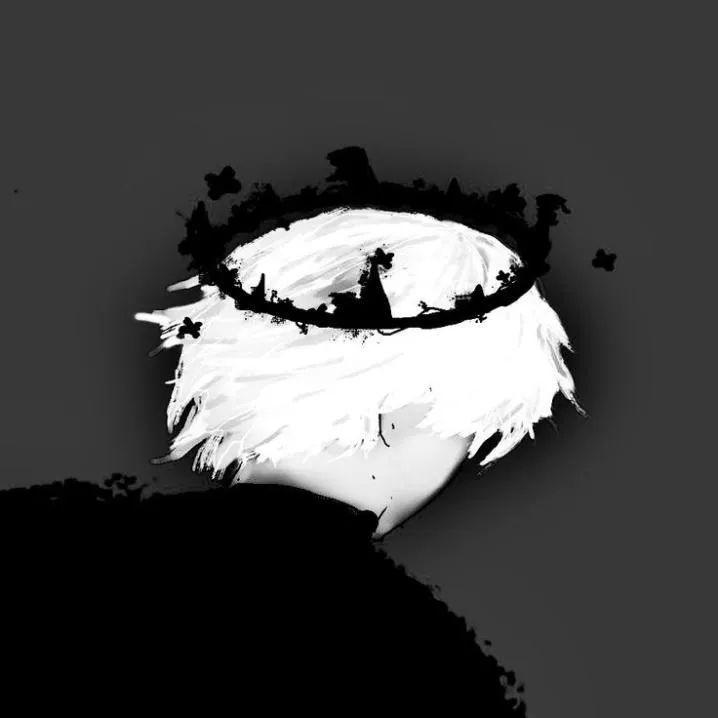 Kaneki PFP #17 (black and white, dark, no face)