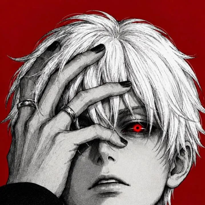 Kaneki PFP #9 (kakugan, red)