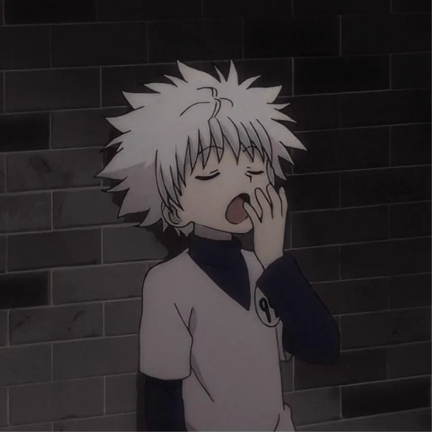 Killua PFP #8 (dark, funny)