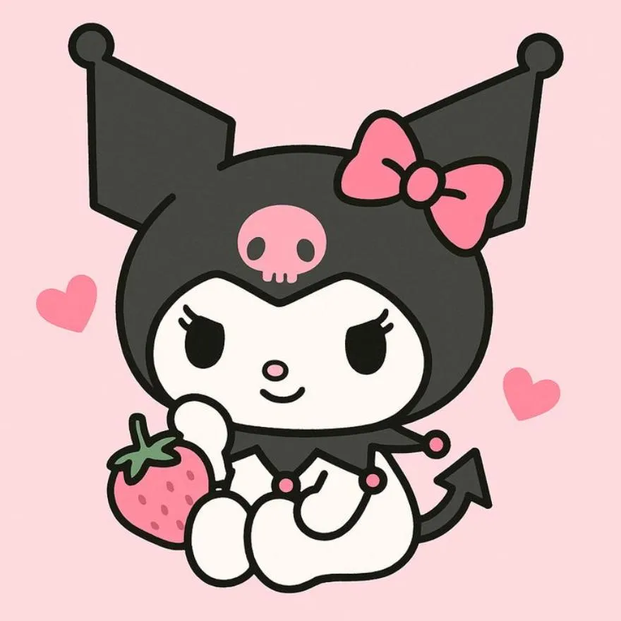 Kuromi PFP #11 (cute, pink)