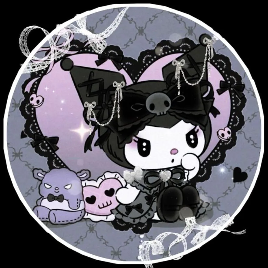 Kuromi PFP #12 (aesthetic, dark)