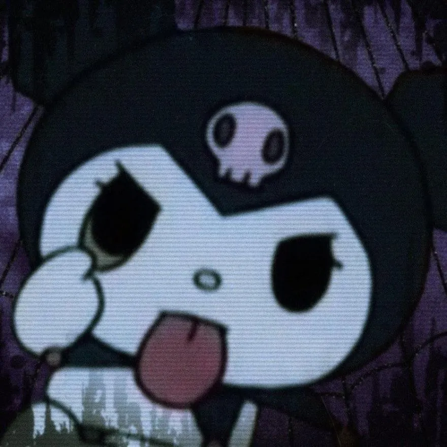 Kuromi PFP #4 (dark, funny)