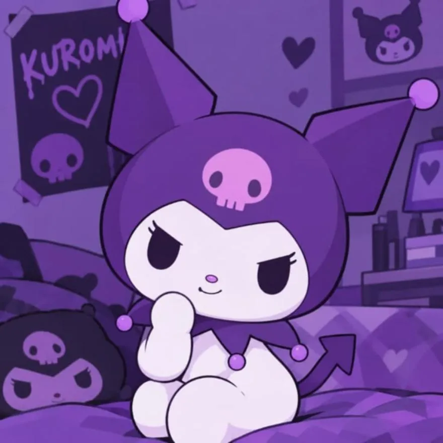 Kuromi PFP #5 (aesthetic, purple)