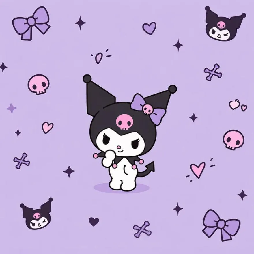 Kuromi PFP #8 (cute, purple)