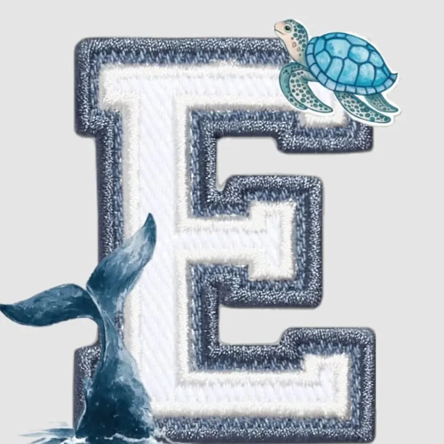 Letter PFP #66 (aesthetic, blue, e)