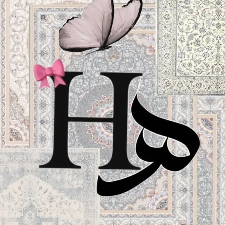 Letter PFP #78 (aesthetic, bow, butterfly, h)