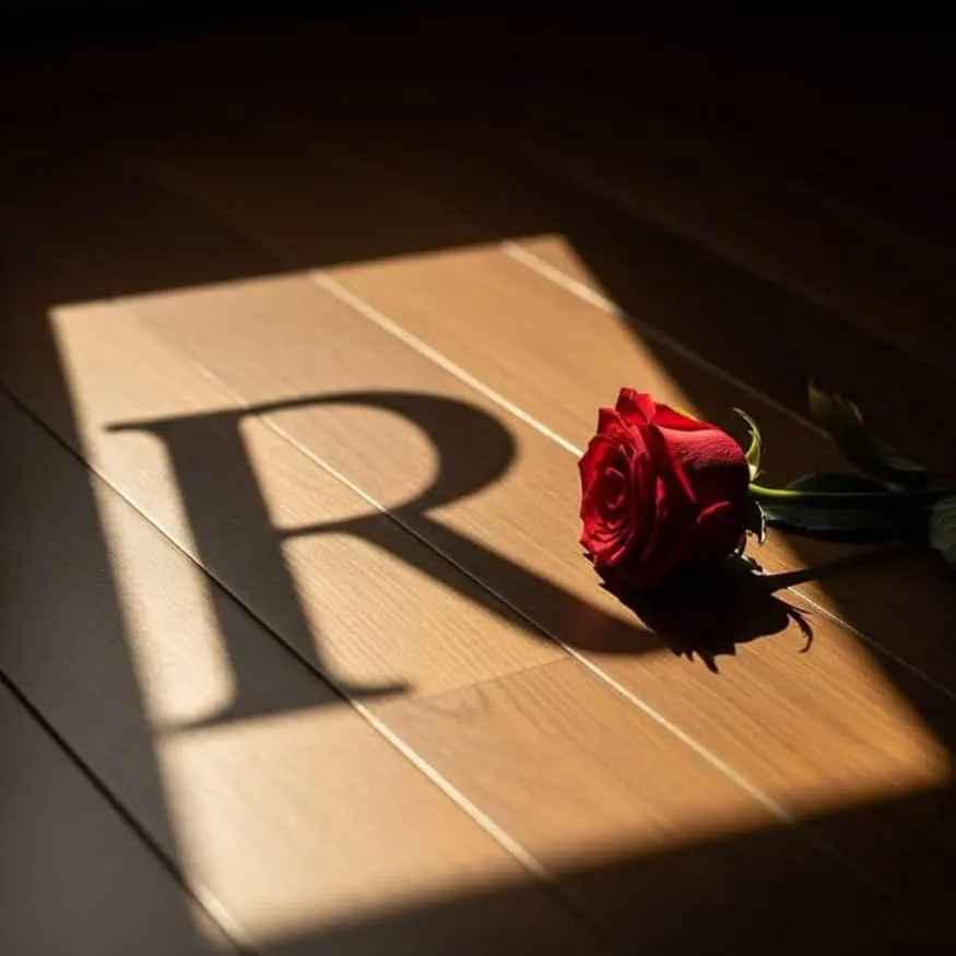 Letter PFP #79 (aesthetic, r, rose)