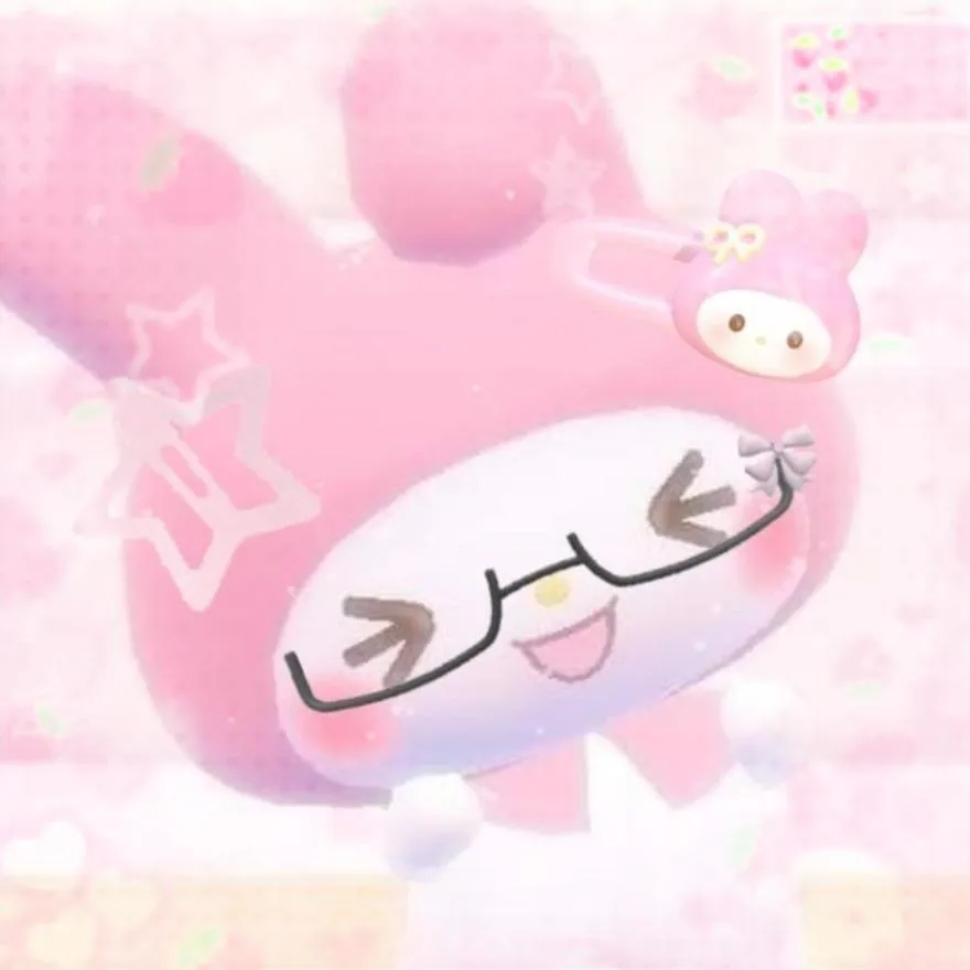My Melody PFP #10 (funny, pink)
