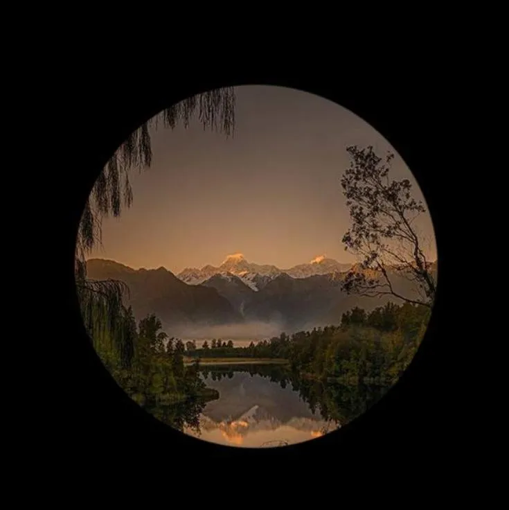Nature PFP #12 (forest, sunset)