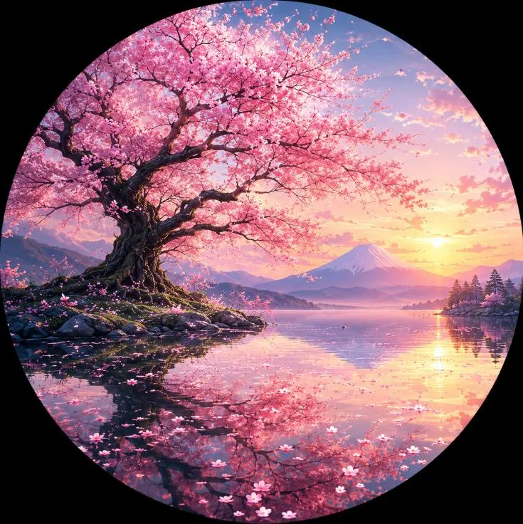 Nature PFP #2 (pink, tree)