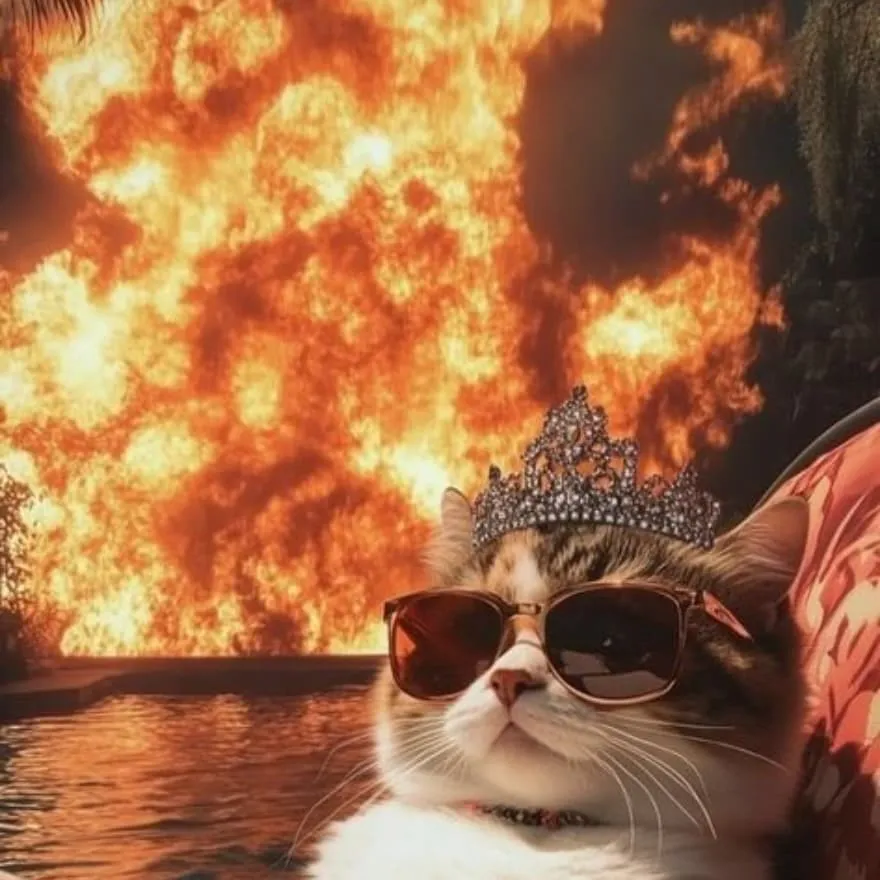 Nonchalant PFP #13 (cat, funny, sunglasses)