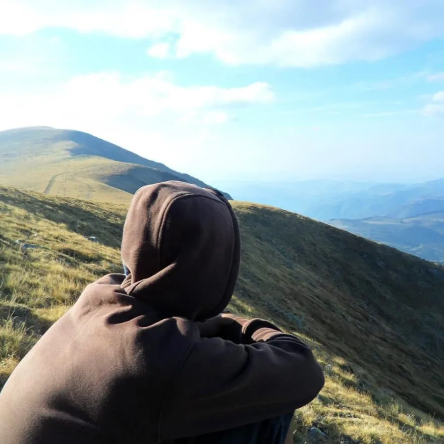 Nonchalant PFP #17 (aesthetic, hoodie, nature)