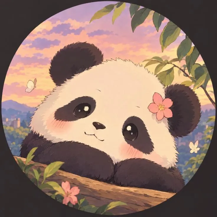 Panda PFP #2 (aesthetic, cute)