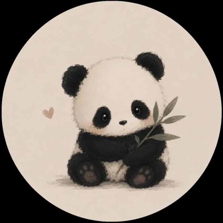 Panda PFP #5 (aesthetic, cute)