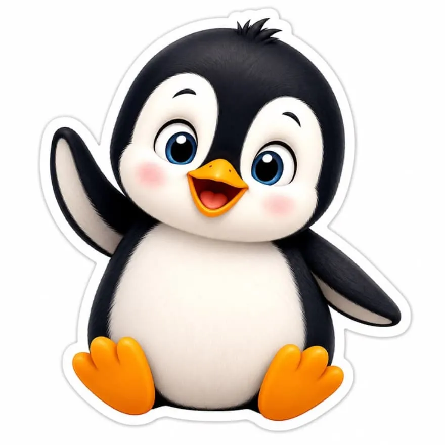 Penguin PFP #16 (cartoon, cute)