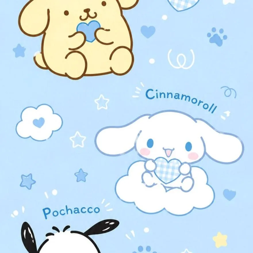 Sanrio PFP #16 (cinnamoroll, pochacco, pompompurin)
